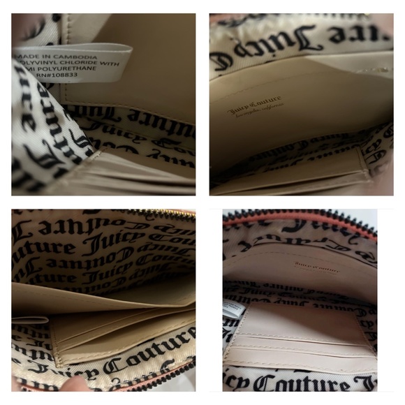 NWOT Juicy Couture Blush Logo Daydreamer Wristlet /Clutch - Picture 10 of 13